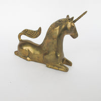 Brass Vintage Unicorn