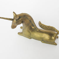Brass Vintage Unicorn