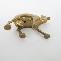 Minimal Vintage Shiny Brass Camel