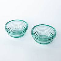 Art Deco Glass Bowls Set of 2 Anchor Hocking