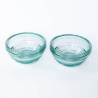 Art Deco Glass Bowls Set of 2 Anchor Hocking