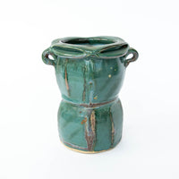 1989 Ceramic Pottery Vase Plant Pot Utensil Holder