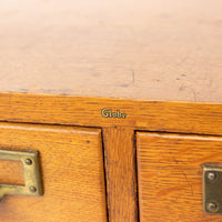 Globe 4 Drawer Card Catalog Index Cabinet