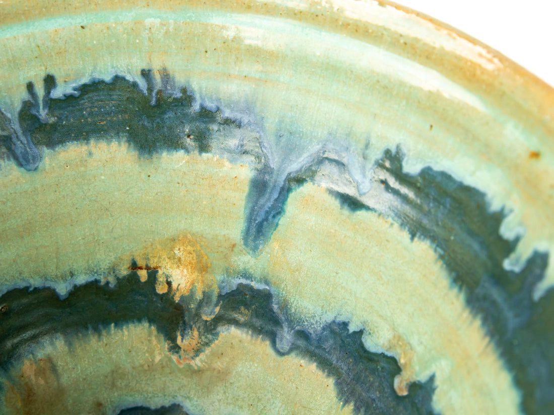 Hand Spun Ceramic Vintage Bowl