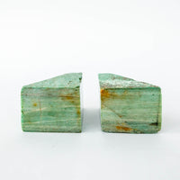 Teal Green Marble Bookend - Set of 2