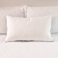 Blue Serape  Lumbar Down Throw Pillows 16" H X 27" L