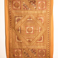 Antique Embroidered Indian Fabric with Mirrors
