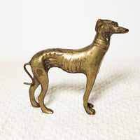 Brass Greyhound Antique Vintage