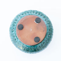 Green Volcano Bubble Glaze Ceramic Plant Pot