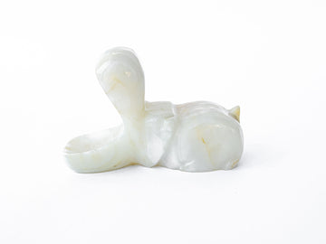 Vintage White Onyx Hippo