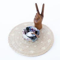 NEW - Small Organic Shape Round Ceramic Ring Dish by Heather Omalley