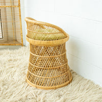 Wicker Stool with Cushion