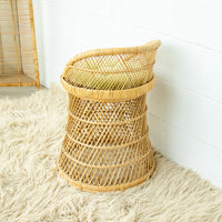 Wicker Stool with Cushion