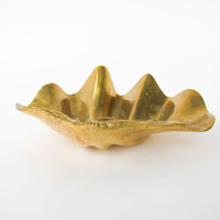 Vintage Brass Shell Bowl