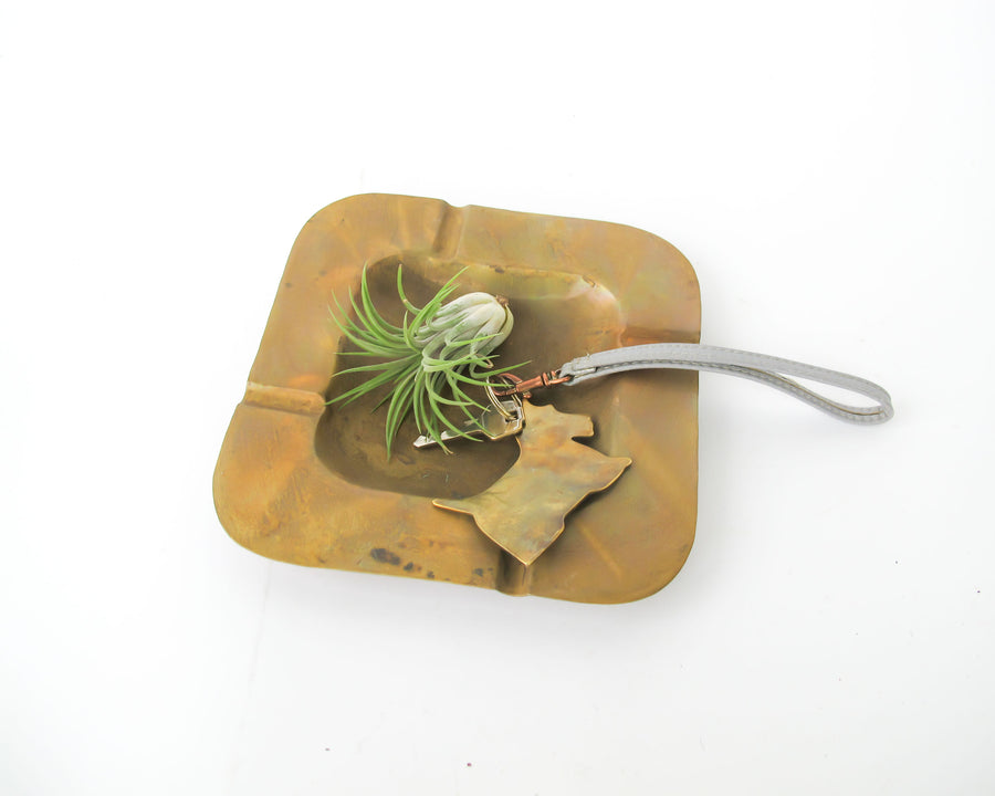 NEW - Copper Simple Ash Tray - Very Flat and modern looking