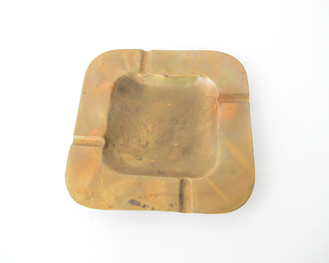 Copper Simple Ash Tray - Very Flat and modern looking