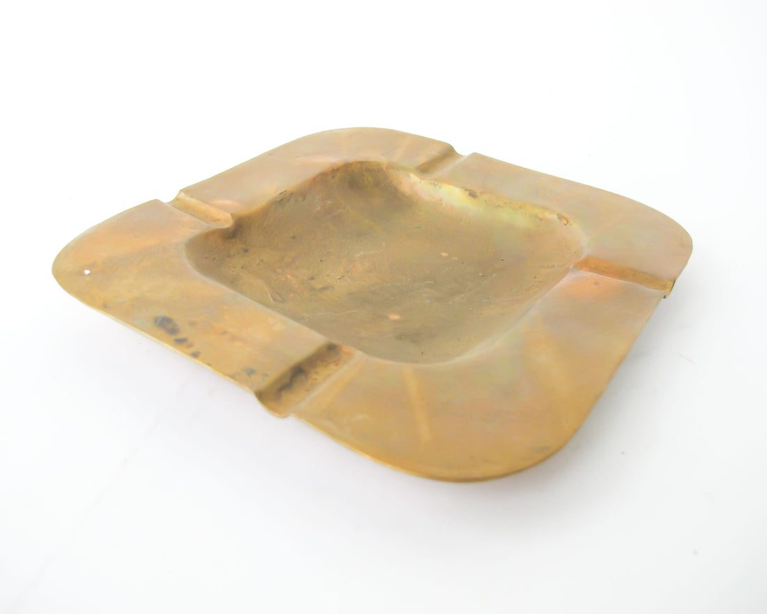 Copper Simple Ash Tray - Very Flat and modern looking