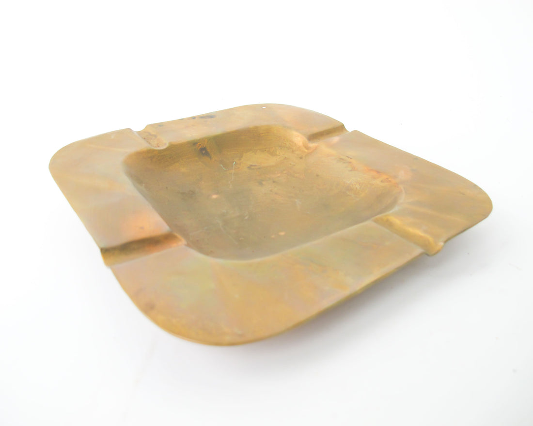 Copper Simple Ash Tray - Very Flat and modern looking