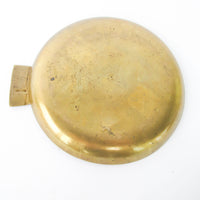 Brass Ashtray with 3 Etched Flower Design - Made in India