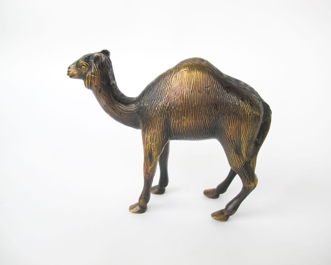 Vintage Brass Camel