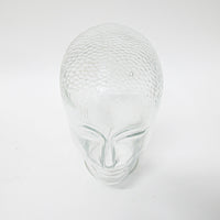 Vintage Glass Head Hat Holder Display