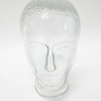 Vintage Glass Head Hat Holder Display