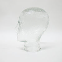 Vintage Glass Head Hat Holder Display