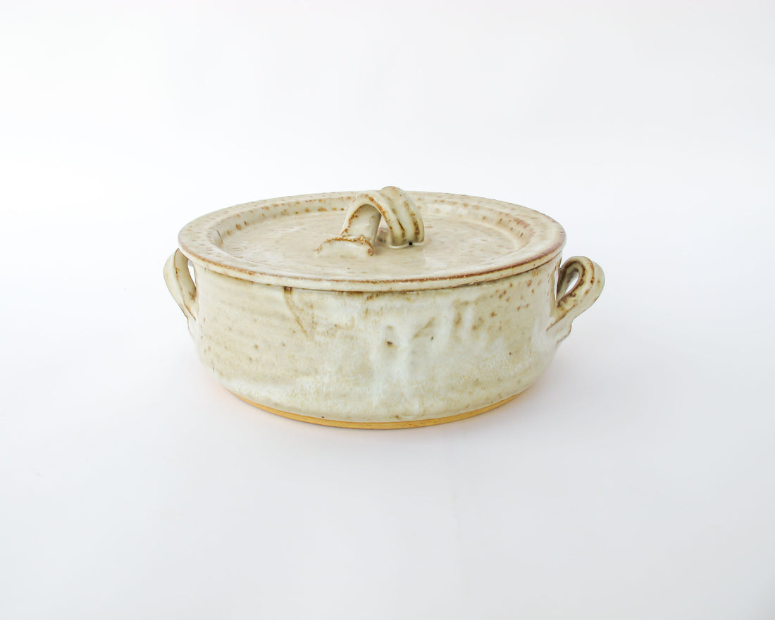Ceramic Pottery Baking Pot with Lid