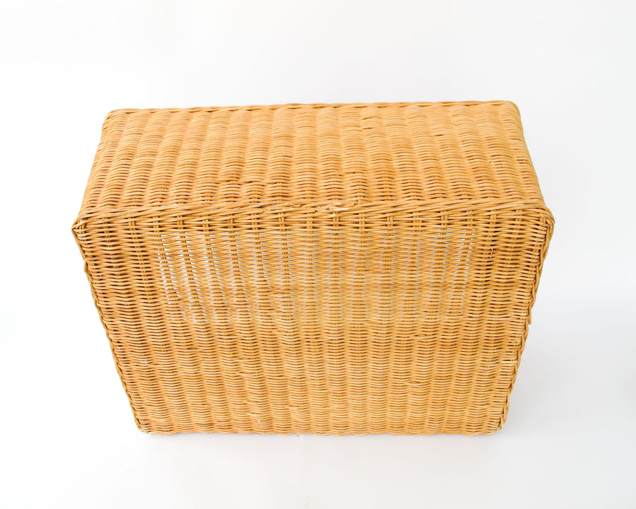 Woven Wicker Storage Basket