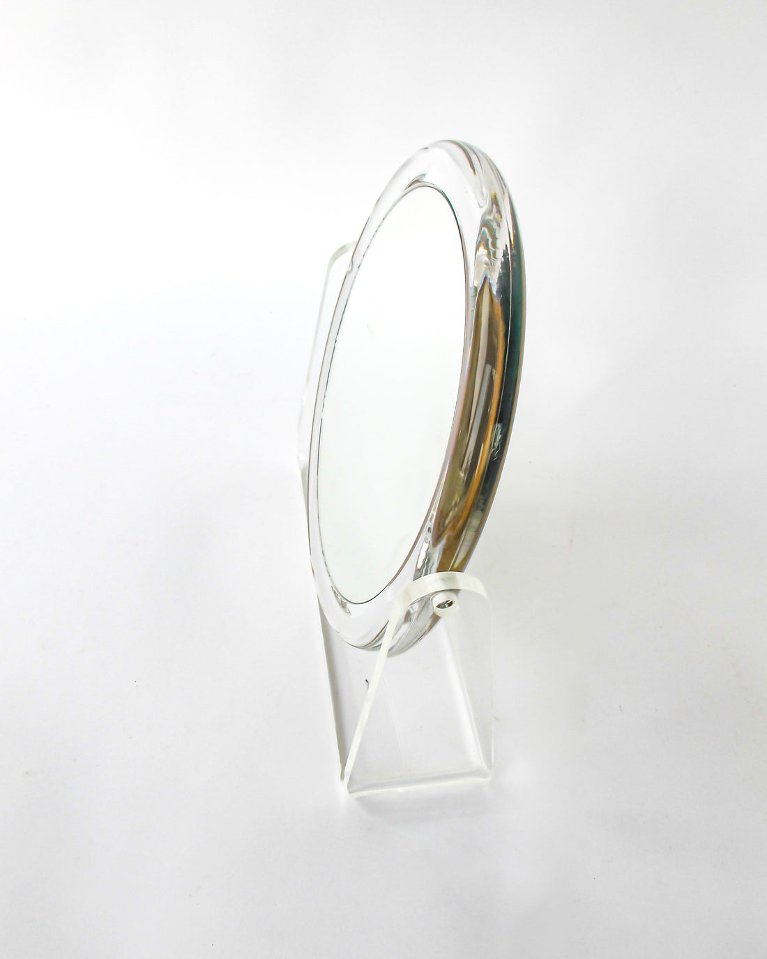 1970's Lucite Vanity Counter Mirror