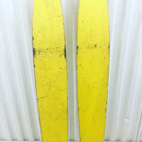 Vintage Voit Black and Yellow Children's Water Skis