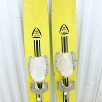 Vintage Voit Black and Yellow Children's Water Skis
