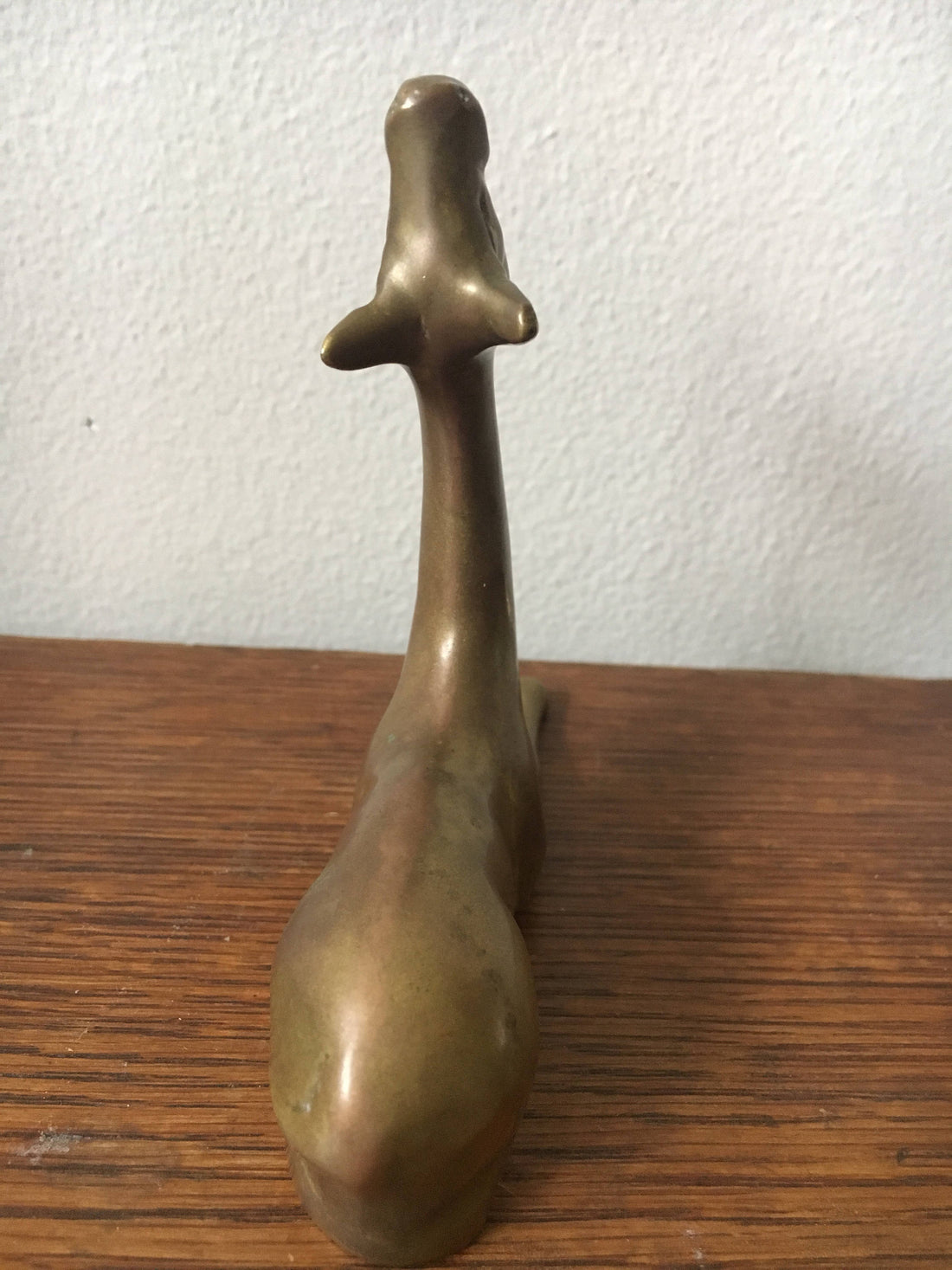 Vintage Solid Brass Deer Statue