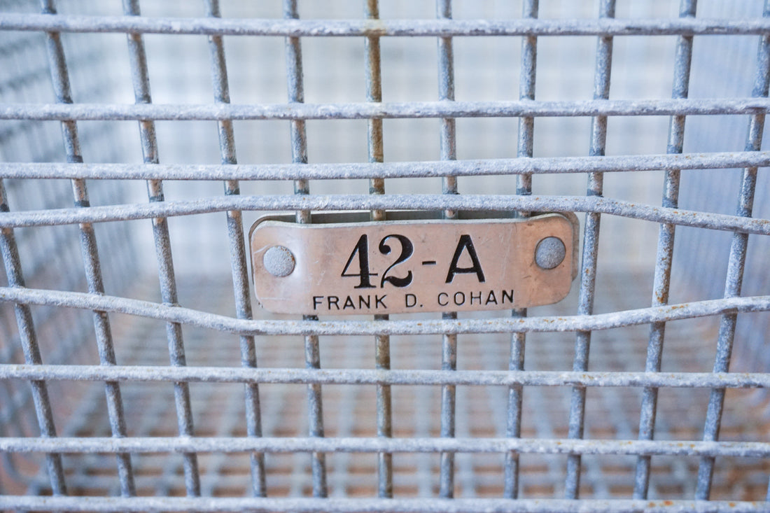 Vintage Frank D Cohan Incorporated Gym Locker Baskets - Industrial Decor