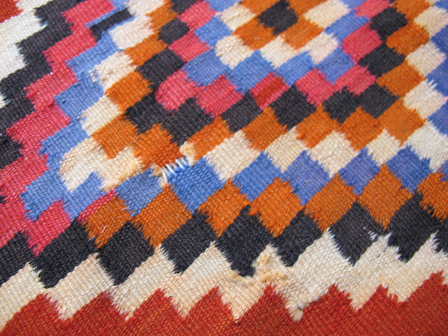 Turkish Kilim Wool Area Rug