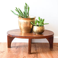 Dove and PAX Wood Stool Plant Stand