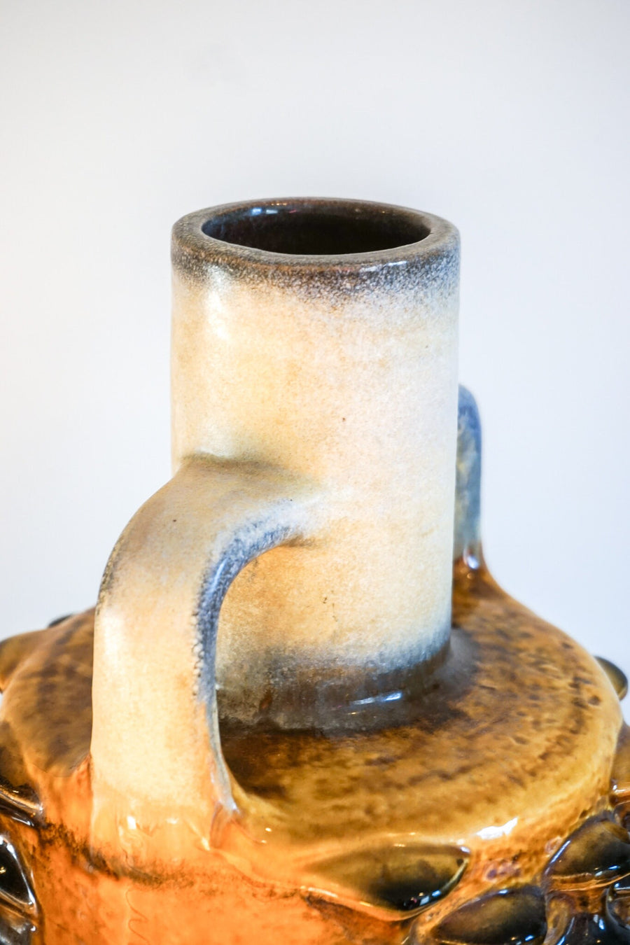 Carstens Tonniesh West German Ceramic Vase with Handles