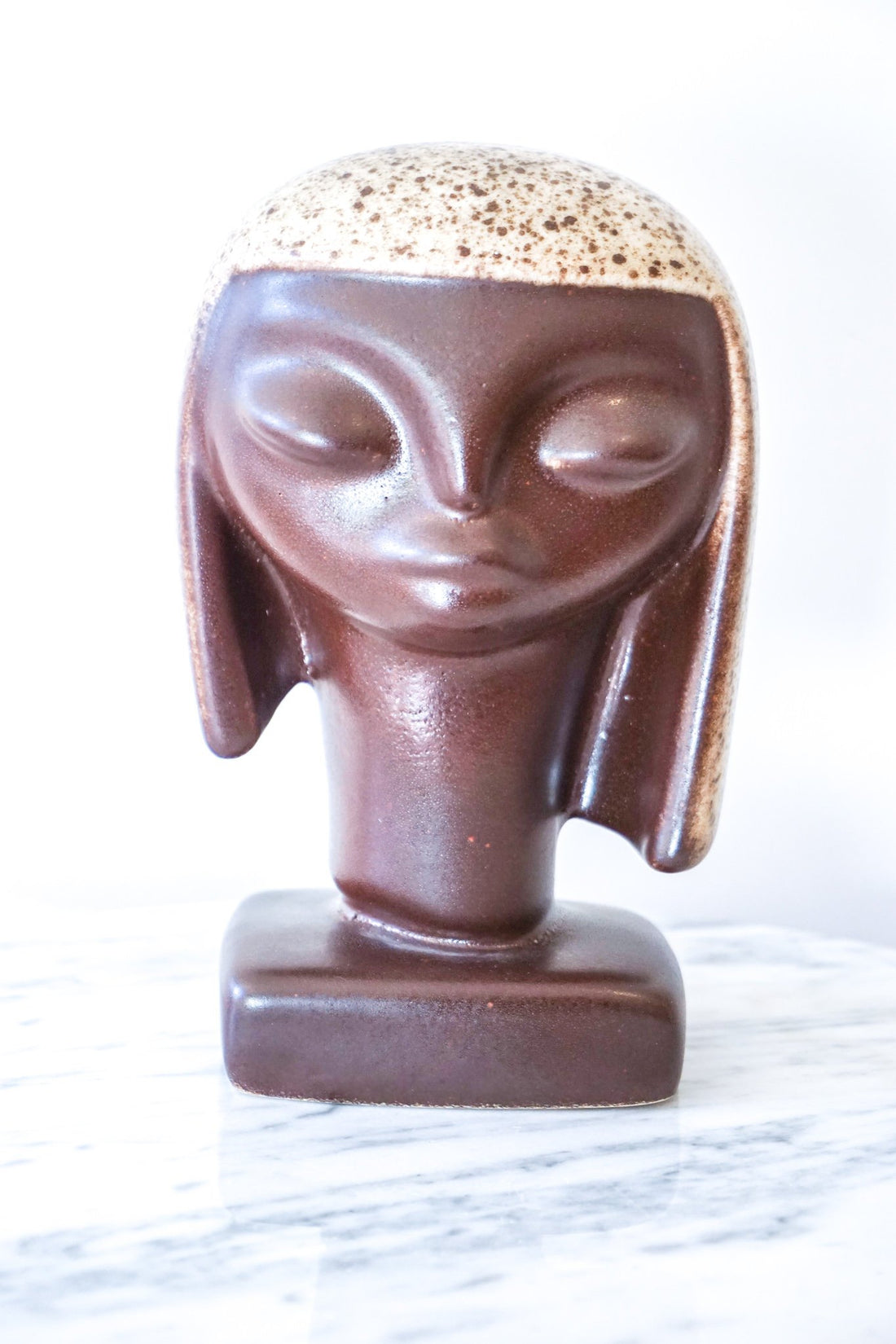 Vintage Artist Made Sculptural Head - Made and signed by Howard Pierce