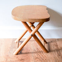 Nevco Wood Folding Camp Stool (6 Available - Sold Separately)