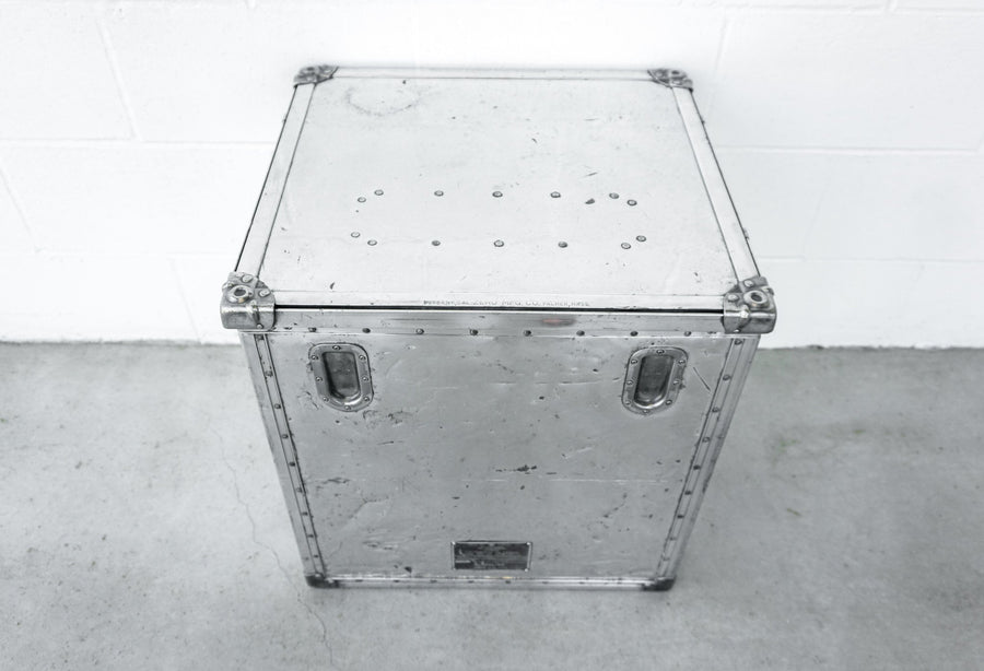 Metal Aviator Military Trunk - Authentic