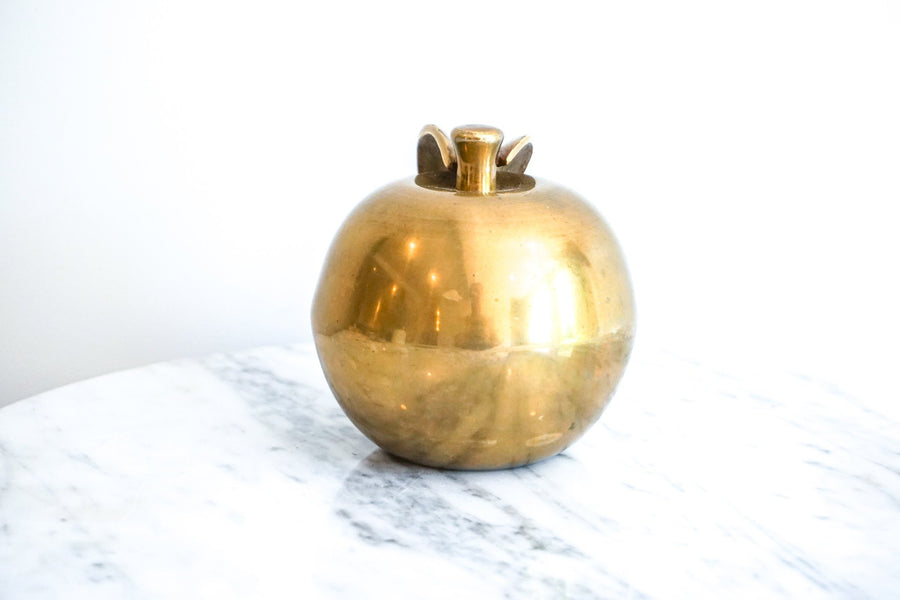 Vintage Decorative Solid Brass Apple