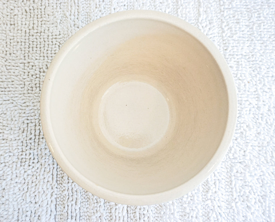 Roseville Crock Pottery Bowl Pitcher and Utensil Holder (Sold Separately)