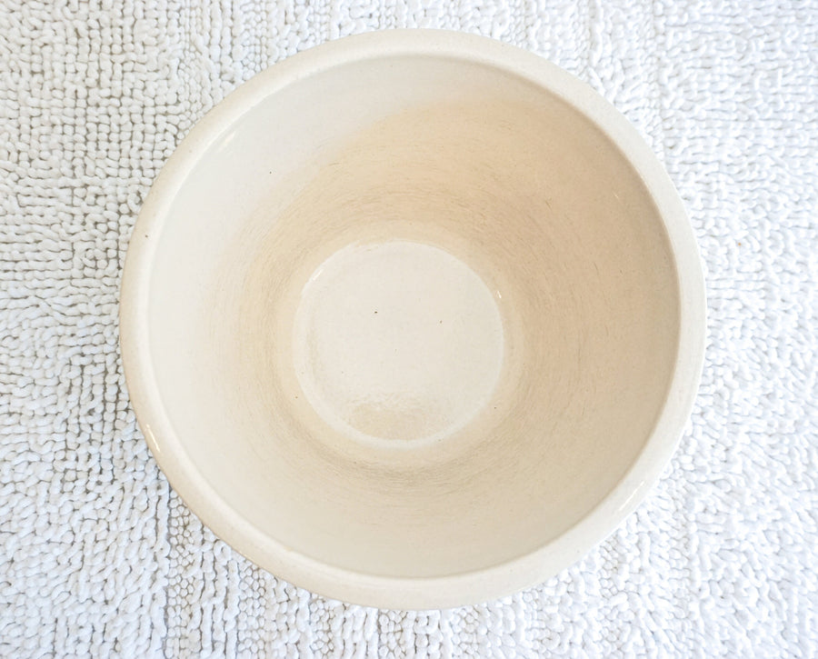 Roseville Crock Pottery Bowl Pitcher and Utensil Holder (Sold Separately)