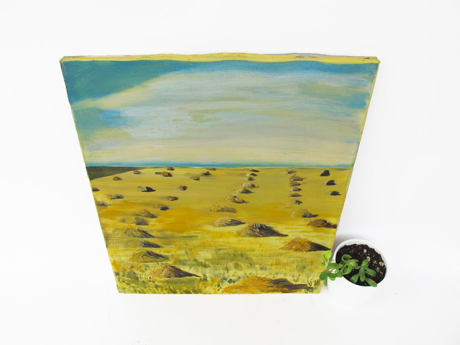 Frameless Oil Hay Field and Pasture by R. Arnold