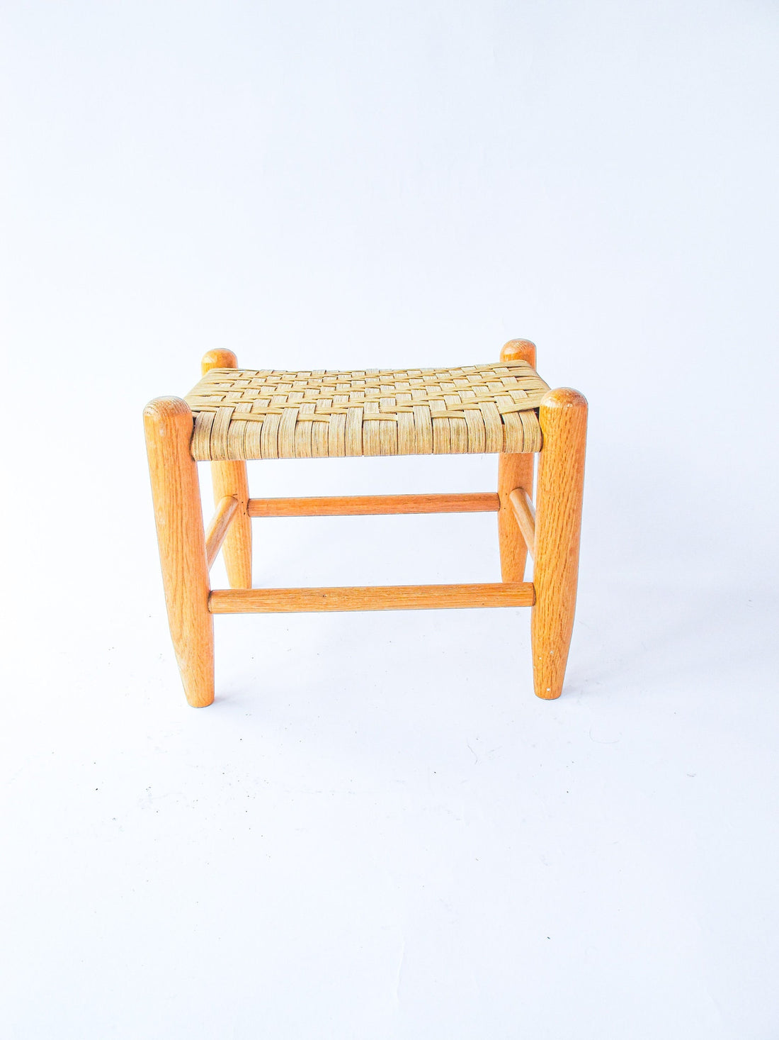 Flint Wood Stool  Bench Ottoman