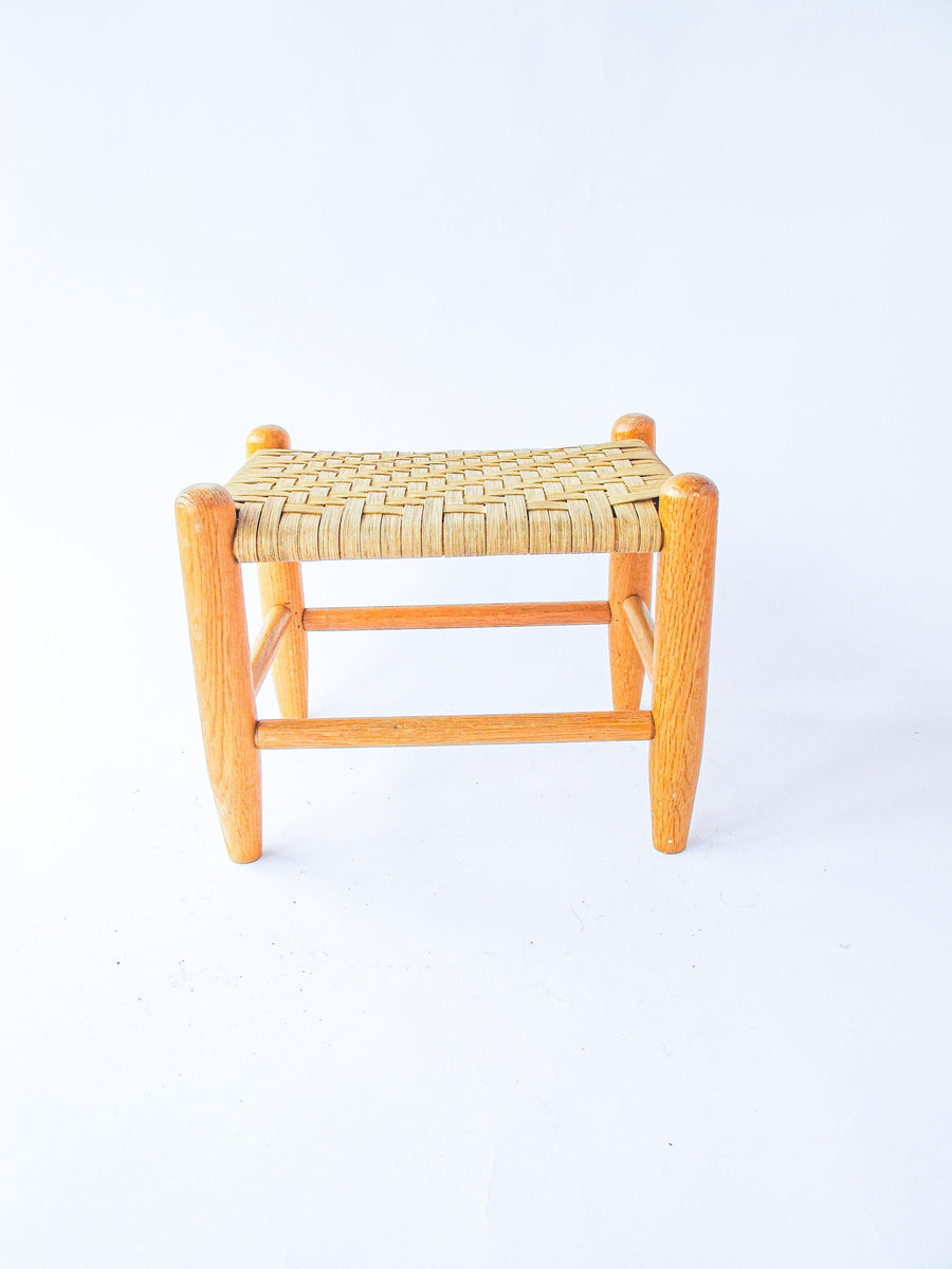 Flint Wood Stool  Bench Ottoman