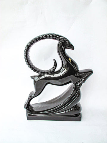 Haeger Ceramic Gazelle Sculpture Statue