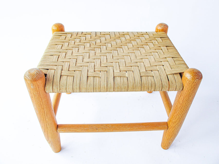 Flint Wood Stool  Bench Ottoman