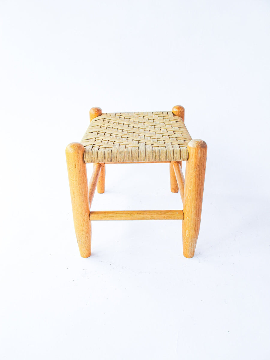 Flint Wood Stool  Bench Ottoman