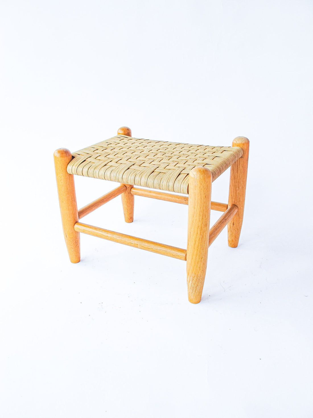 Flint Wood Stool  Bench Ottoman